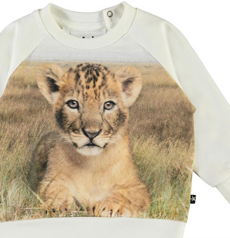 Molo Boy's Esco Lion Cub Graphic Sweatshirt, Size 6M-2