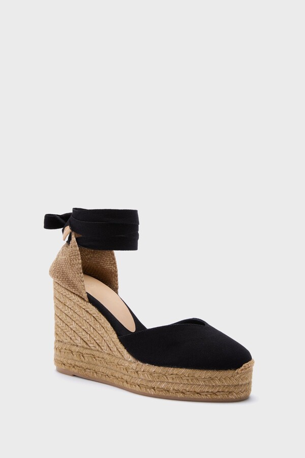 Black with Taupe Chiara Espadrilles