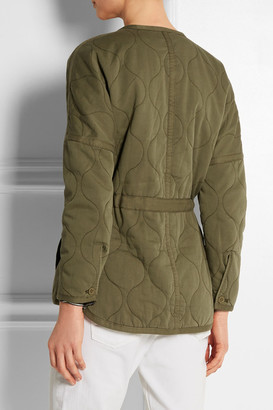 Madewell Quilted cotton-twill jacket