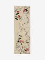 Thumbnail for your product : Alexander McQueen Marbled Water Lily Scarf