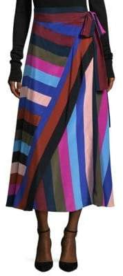 Diane von Furstenberg Silk Wrap Skirt