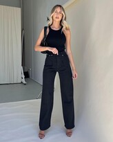 Thumbnail for your product : Dazie Women's Black Wide leg - The Wanderer Pleated Wide Leg Jeans