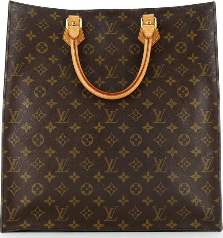 Louis Vuitton Sac Plat Bag Monogram Canvas