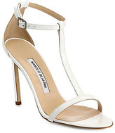 Thumbnail for your product : Manolo Blahnik Spence Patent Leather T-Strap Sandals