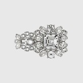 Thumbnail for your product : Gucci Interlocking G crystal hairslide