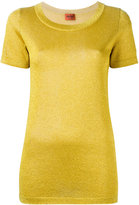 Missoni - t-shirt métallisé - women - Polyester/Rayonne/Viscose - 42