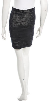 Yigal Azrouel Mini Ruched Skirt