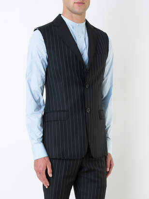 Alexander McQueen pinstripe waistcoat