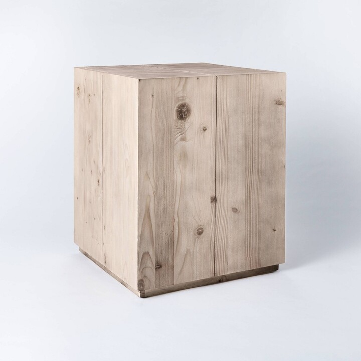 Threshold designed w/Studio McGee Kelton Wood Stump Accent Table
