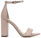 Thumbnail for your product : Sam Edelman Yaro Ankle-Strap Metallic Leather Sandals