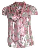 Thumbnail for your product : Alice + Olivia Jeannie Bow-Collar Blouse