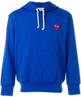 Thumbnail for your product : Comme des Garçons PLAY Heart-Patch Drawstring Hoodie