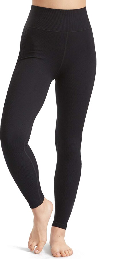 Bare Women's The Cable Knit Seamless Leggings - L Black