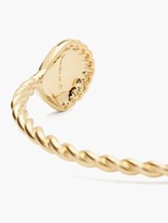 Thumbnail for your product : Yvonne Léon Diamond & 18kt Gold Shell Cuff - Yellow Gold