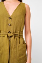 Thumbnail for your product : French Connection Yester Linen Button Front Sleeveless Dress