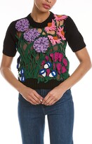 Mixed Floral Crochet Top 