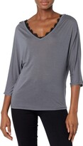 Thumbnail for your product : Three Dots Women's OL4587 Tencel Double V Dolman TEE