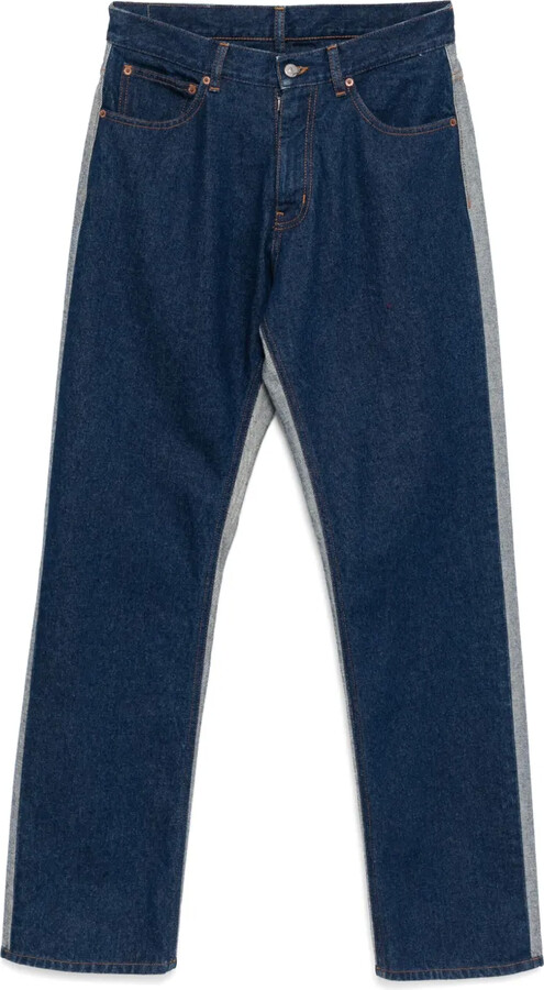 MM6 MAISON MARGIELA Patched Straight-Leg Jeans