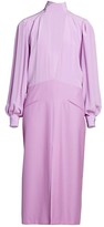 Thumbnail for your product : Givenchy V-Neck Silk Midi Dress