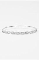 Thumbnail for your product : Judith Jack Boxed Twist Pavé Hinged Bangle