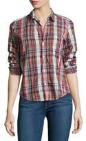 Thumbnail for your product : Frank And Eileen Barry Washed Plaid Cotton Shirt, Red Pattern