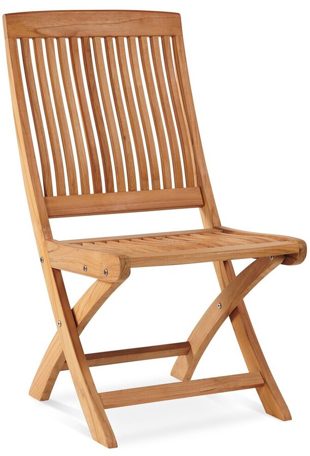 Hiteak Devon Teak Outdoor Folding Side Chair ShopStyle