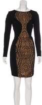 Thumbnail for your product : Emilio Pucci Lace-Paneled Long Sleeve Dress w/ Tags