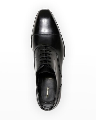 Tom Ford Men's Formal Leather Cap-Toe Oxford Shoes - ShopStyle