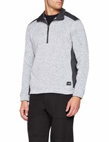 Thumbnail for your product : James & Nicholson Men's Knitted Workwear Fleece Half-Zip Sweater