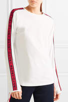 Thumbnail for your product : Tory Sport Striped Stretch Top - White
