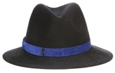 Thumbnail for your product : Eugenia Kim Theo Fedora Hat With Suede Trim