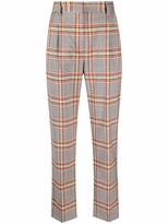 Prince Of Wales Check Trousers | Shop the worldâs largest collection of fashion | ShopStyle UK