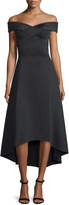 Thumbnail for your product : Rachel Gilbert Enico Off-The-Shoulder Dress, Black