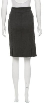 Akris Wool Knee-Length Skirt