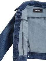 Thumbnail for your product : Diesel Kids Cotton Denim Jacket W/ Crystals