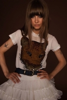 Thumbnail for your product : Wildfox Couture Sequin Lion King Swing Back Dress in Clean White