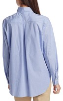 Thumbnail for your product : Piazza Sempione Striped Button Down Blouse