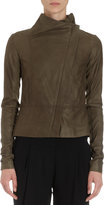 Thumbnail for your product : Vince Ultra Soft Leather Funnel Neck Jacket