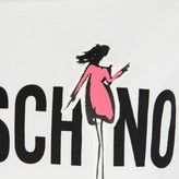 Thumbnail for your product : Moschino MoschinoGirls Ivory Logo Print Cotton Top