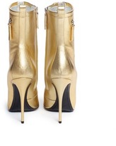 Thumbnail for your product : Nobrand 'Yvette' metallic leather zip boots