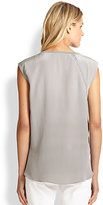 Thumbnail for your product : Elie Tahari Silk Lace-Detail Top