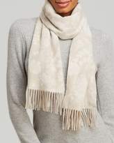 Thumbnail for your product : Bloomingdale's C by Floral Cashmere Scarf - 100% Exclusive