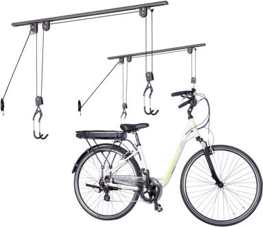 Delta Design Steel Ceiling Bike Rack