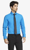 Thumbnail for your product : Express Fitted 1mx Spread Collar Shirt