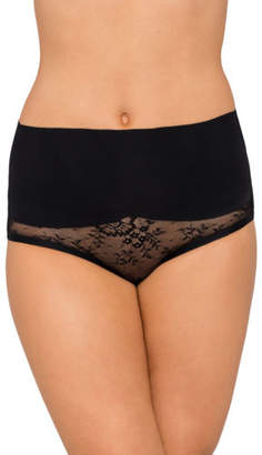 Nancy Ganz NEW The Sweeping Curves Lace Brief Black