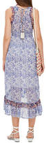 Thumbnail for your product : Topshop Ditsy Floral Lace Trim Maxi Dress