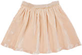 Thumbnail for your product : Marie Chantal Girls Velvet Skirt - Pearl Pink