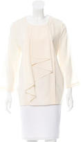 Thumbnail for your product : Reed Krakoff Draped Wool Top