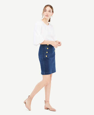 Ann Taylor Denim Sailor Skirt