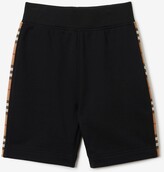 Thumbnail for your product : Burberry Childrens Check Panel Cotton Shorts Size: 10Y